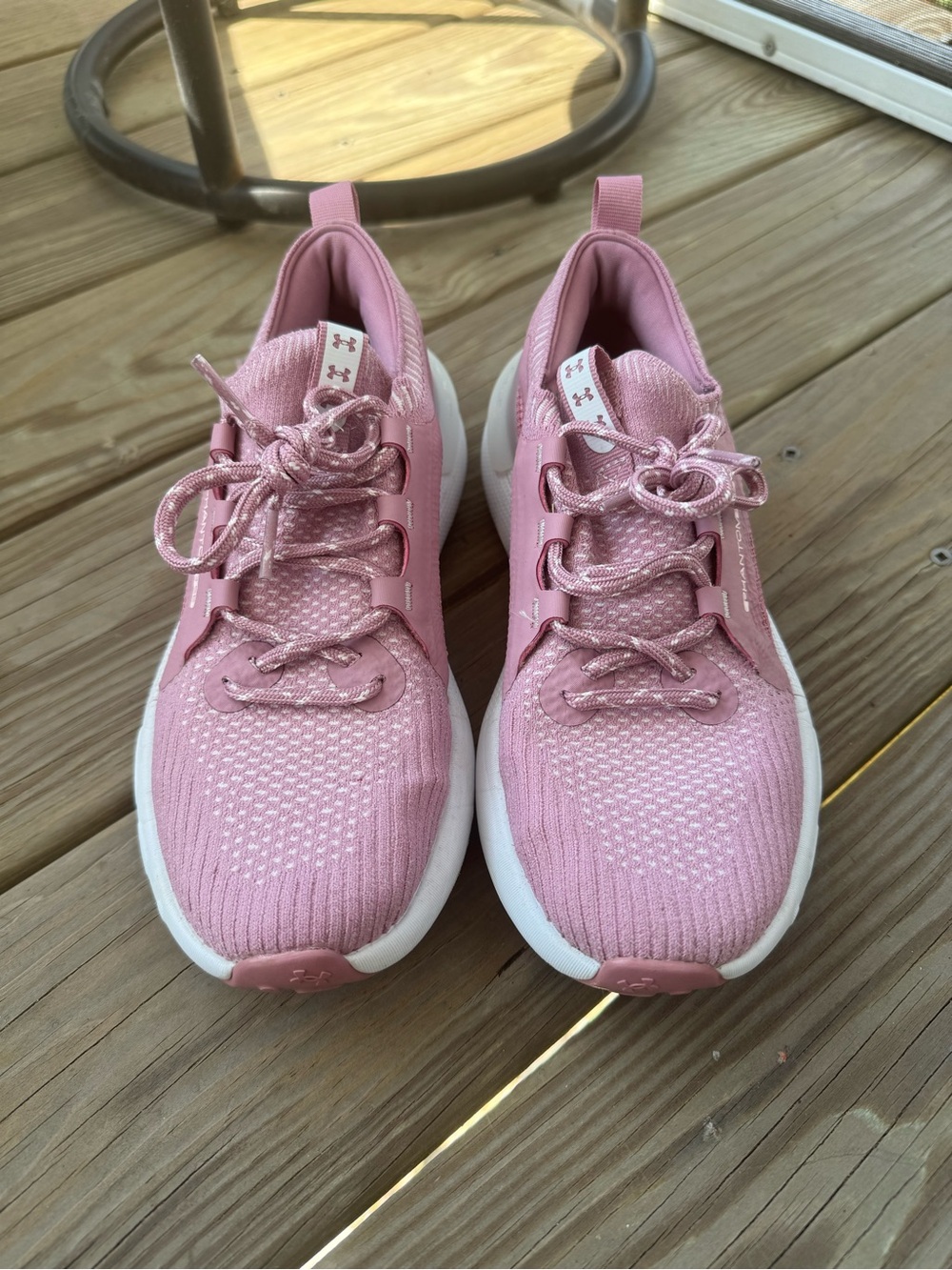 Under Armor HOVR Phantom SE 3 in Pink & White Women Size 7